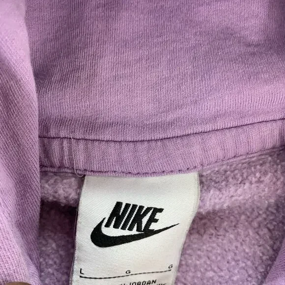 Nike Men's Club Fleece Hoodie Purple Size Large - Picture 3 of 7